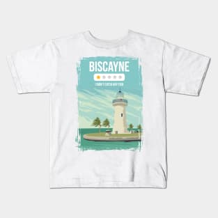 Biscayne Funny One Star Review National Park Travel Poster Florida Kids T-Shirt